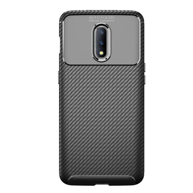 Coque Oneplus 7 Flexible Texture Fibre Carbone