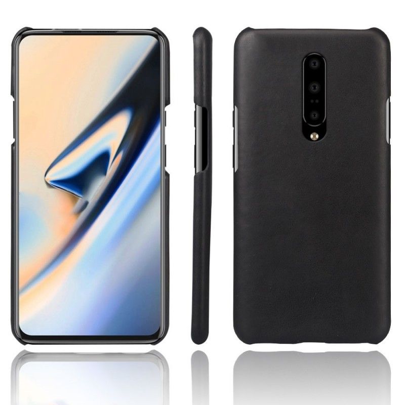 Coque Oneplus 7 Pro Effet Cuir Ksq