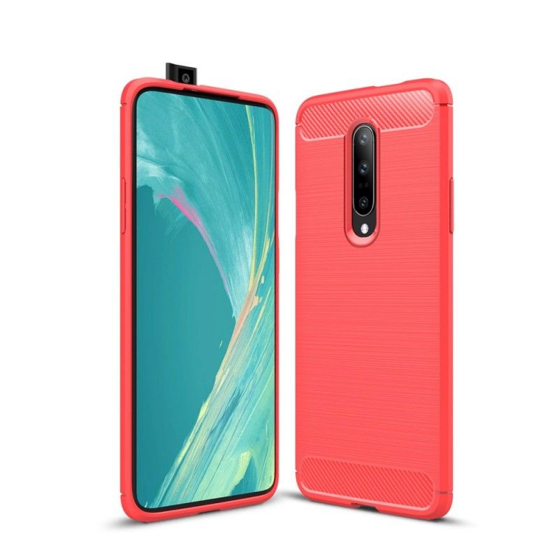 Coque Oneplus 7 Pro Fibre Carbone Brossée