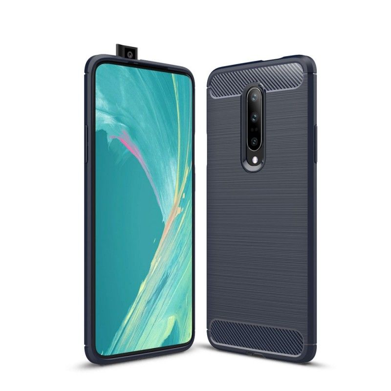 Coque Oneplus 7 Pro Fibre Carbone Brossée