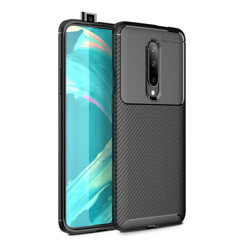 Coque Oneplus 7 Pro Flexible Texture Fibre Carbone