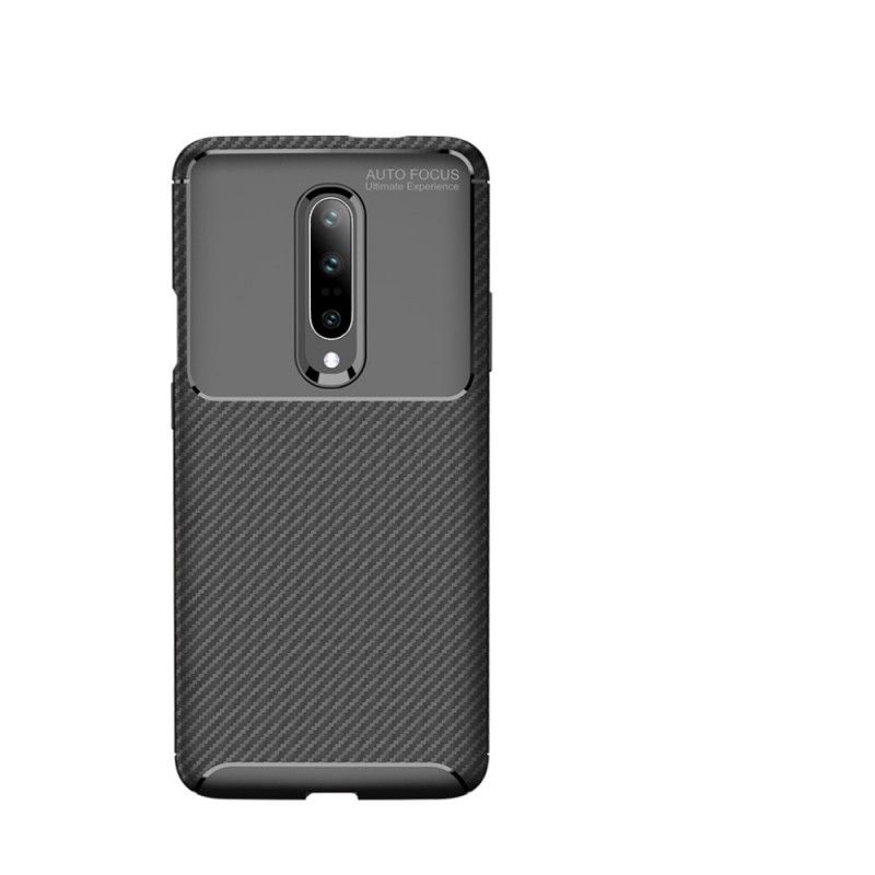 Coque Oneplus 7 Pro Flexible Texture Fibre Carbone