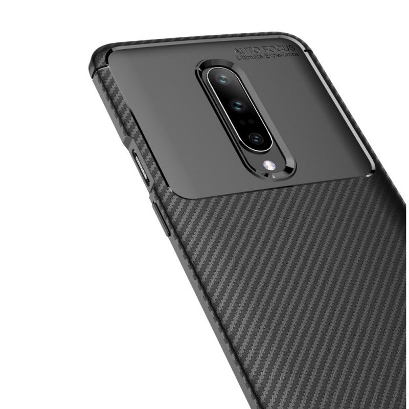 Coque Oneplus 7 Pro Flexible Texture Fibre Carbone