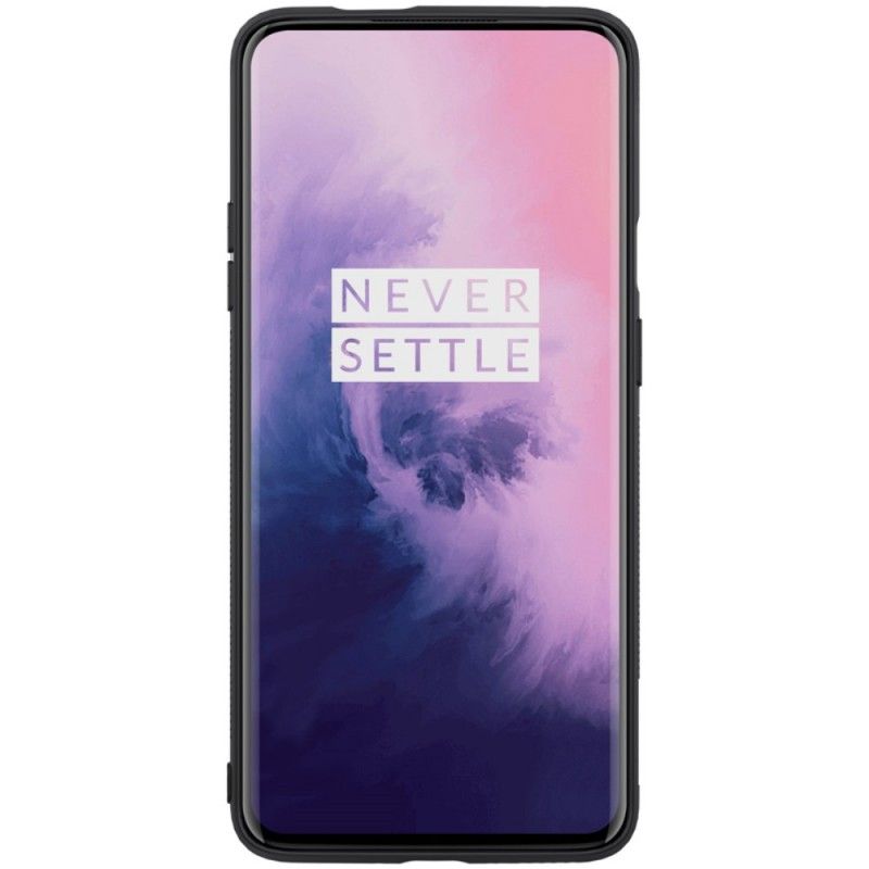 Coque Oneplus 7 Pro Nillkin Fibre Synthétique Et Feuille Magnétique