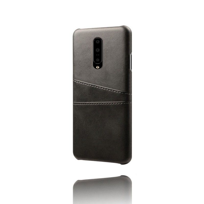 Coque Oneplus 7 Pro Porte Cartes Effet Cuir