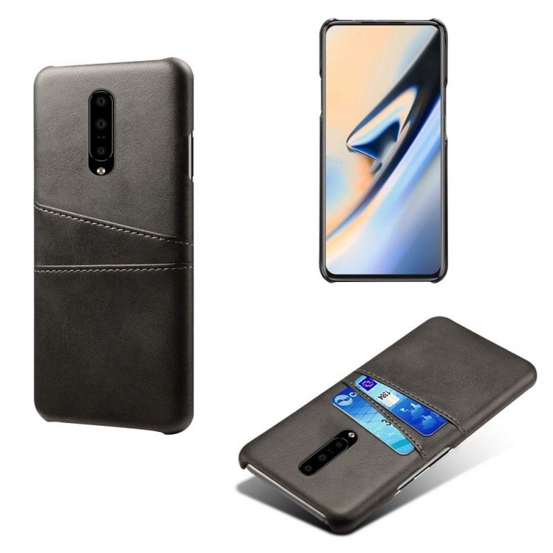 Coque Oneplus 7 Pro Porte Cartes Effet Cuir