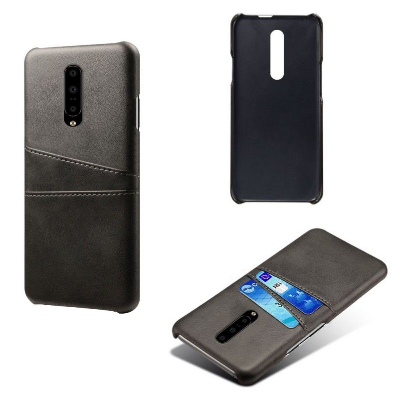 Coque Oneplus 7 Pro Porte Cartes Effet Cuir