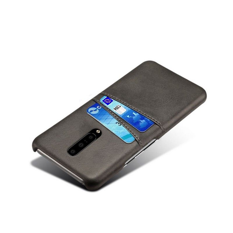 Coque Oneplus 7 Pro Porte Cartes Effet Cuir