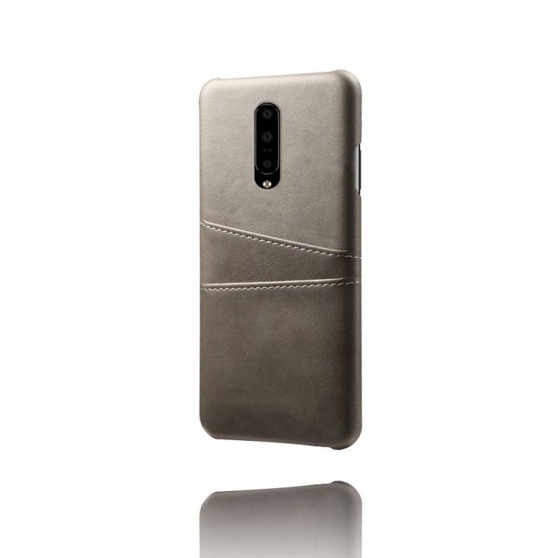 Coque Oneplus 7 Pro Porte Cartes Effet Cuir