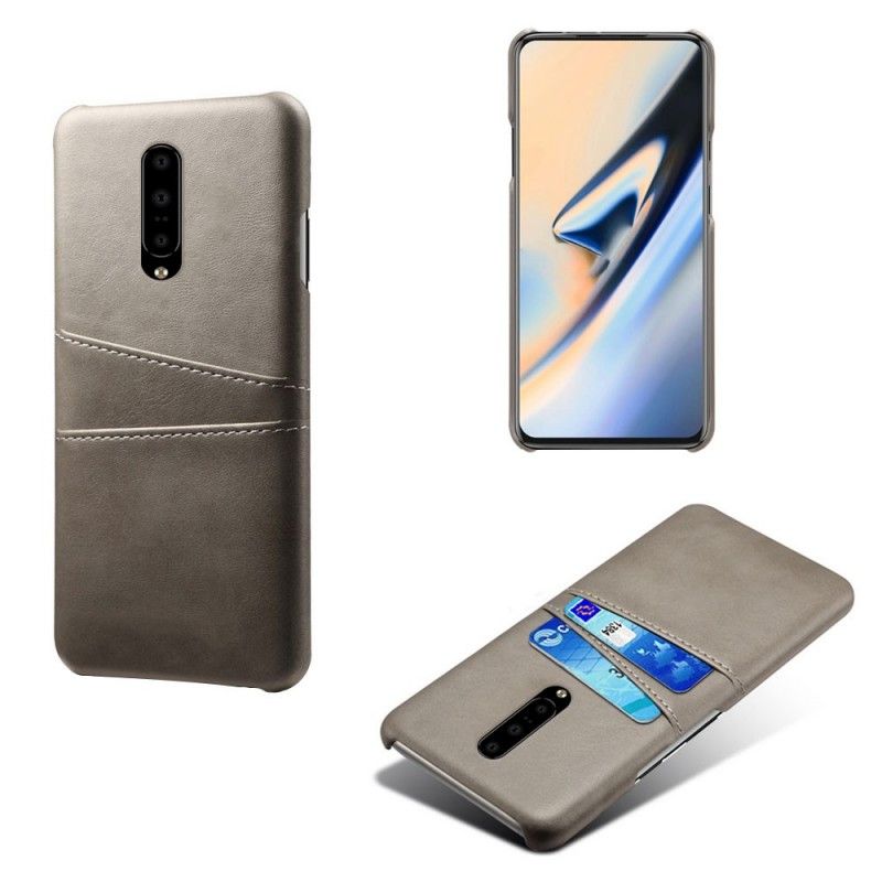 Coque Oneplus 7 Pro Porte Cartes Effet Cuir