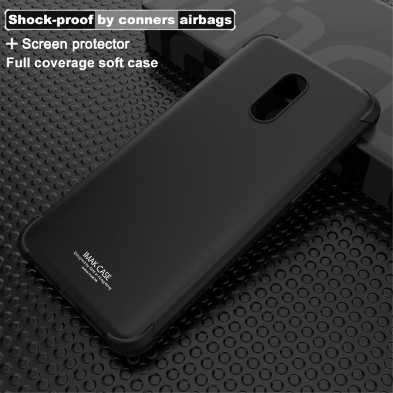 Coque Oneplus 7 Silicone Flexible Avec Film Pour Écran Imak