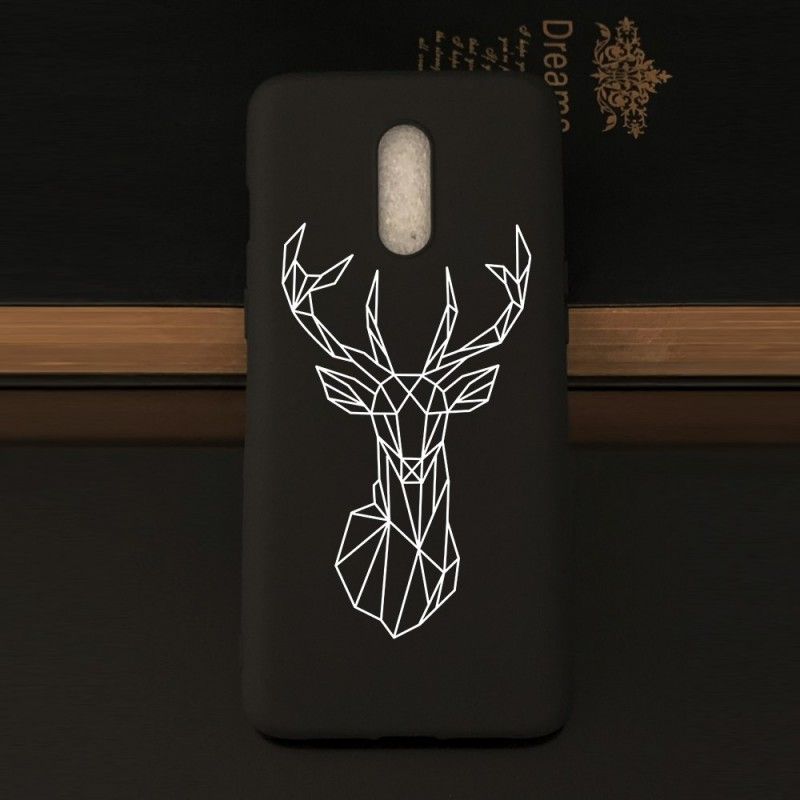 Coque Oneplus 7 Silicone Flexible Cerf Graphique