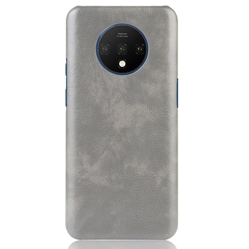 Coque Oneplus 7t Effet Cuir Litchi Performance