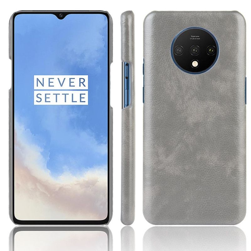 Coque Oneplus 7t Effet Cuir Litchi Performance