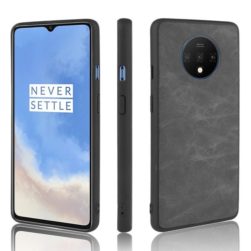 Coque Oneplus 7t Effet Cuir Premium