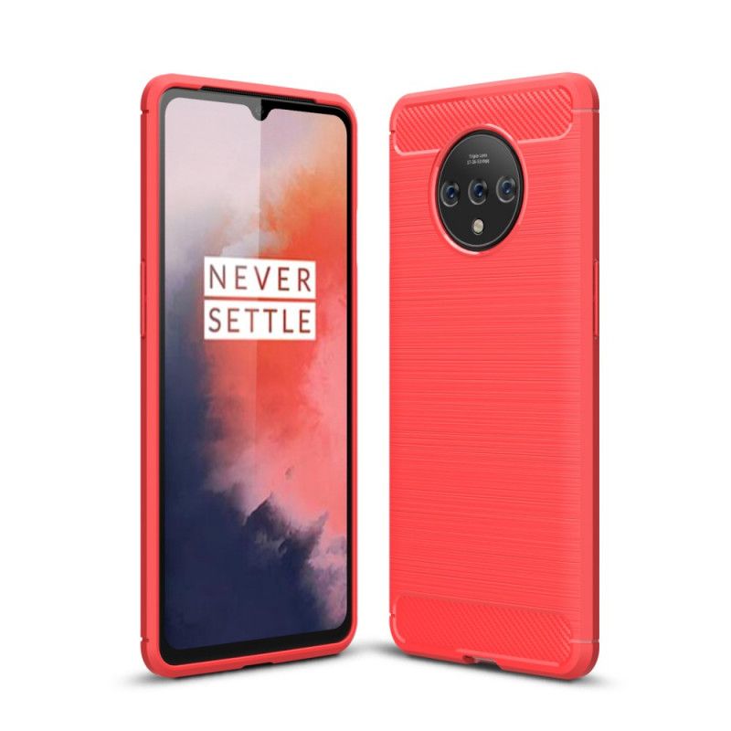 Coque Oneplus 7t Fibre Carbone Brossée