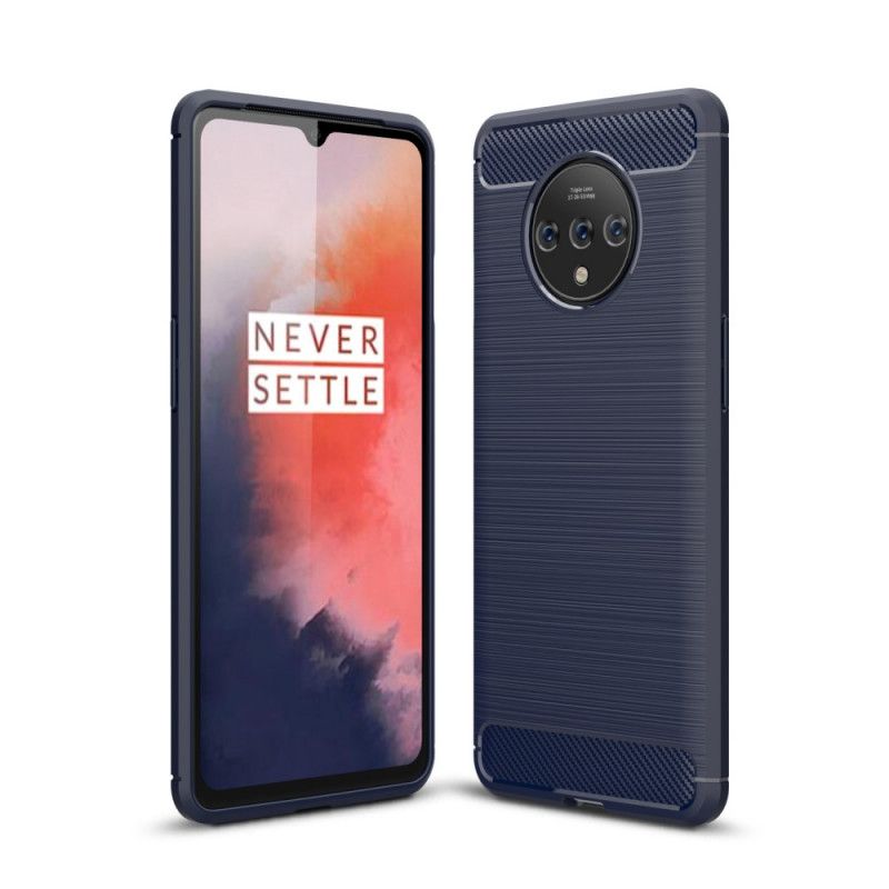 Coque Oneplus 7t Fibre Carbone Brossée