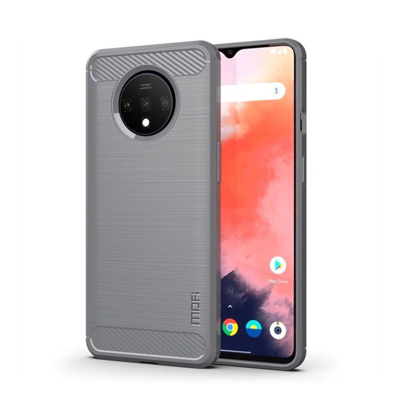 Coque Oneplus 7t Fibre Carbone Brossée Mofi