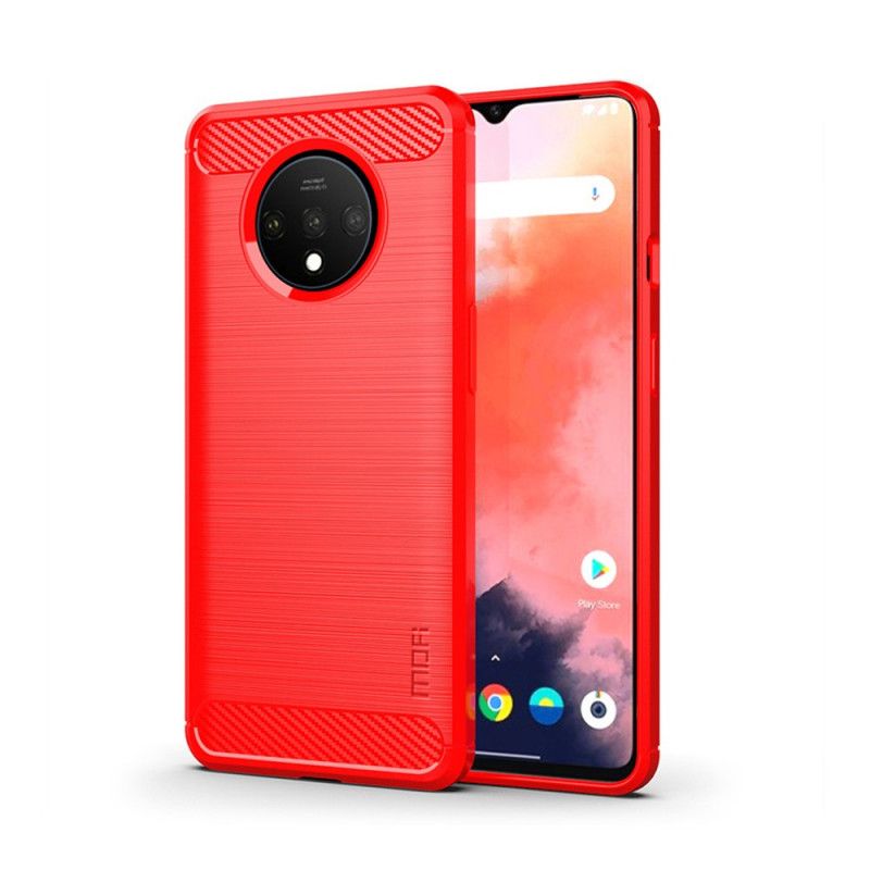 Coque Oneplus 7t Fibre Carbone Brossée Mofi