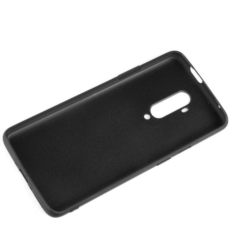 Coque Oneplus 7t Pro Effet Cuir Couture