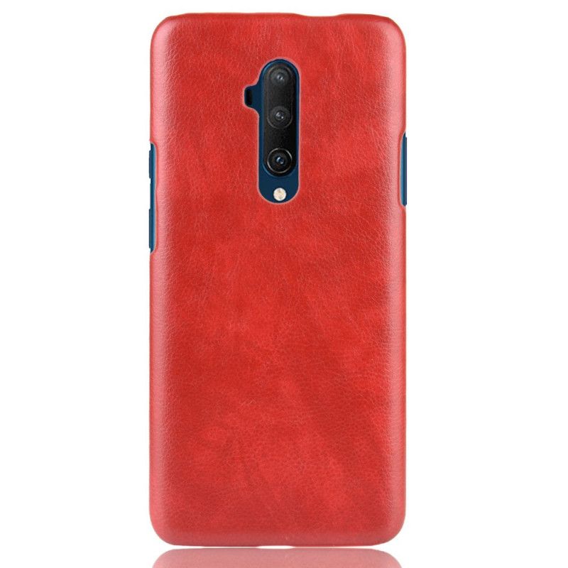 Coque Oneplus 7t Pro Effet Cuir Litchi