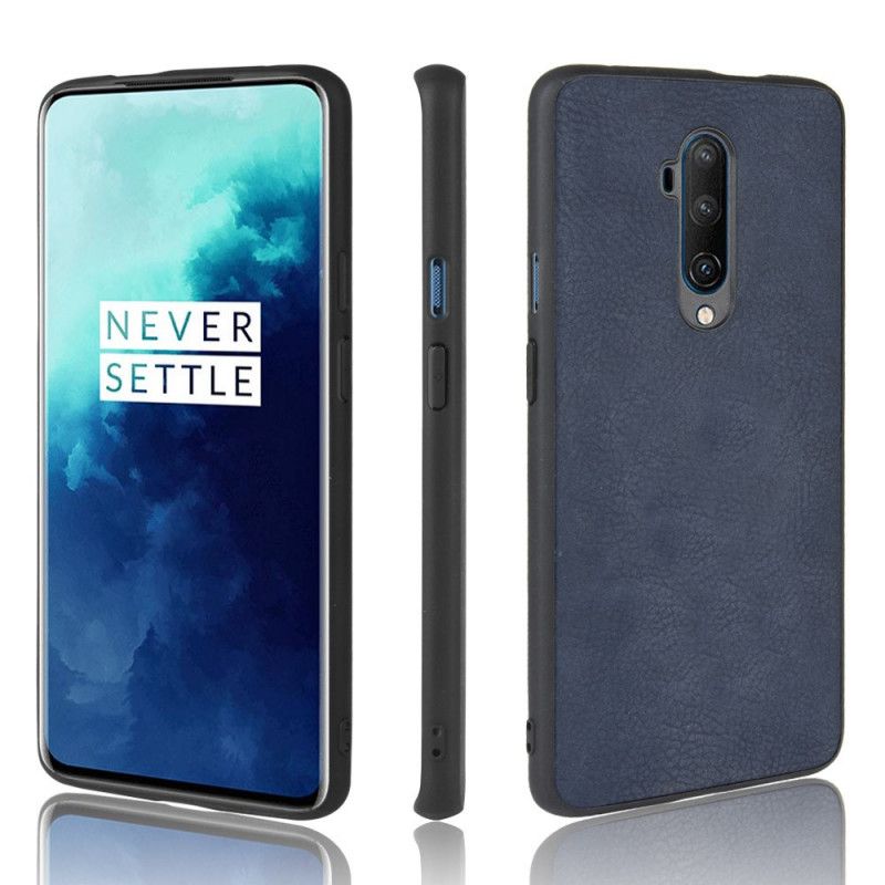 Coque Oneplus 7t Pro Effet Cuir Look Vintage