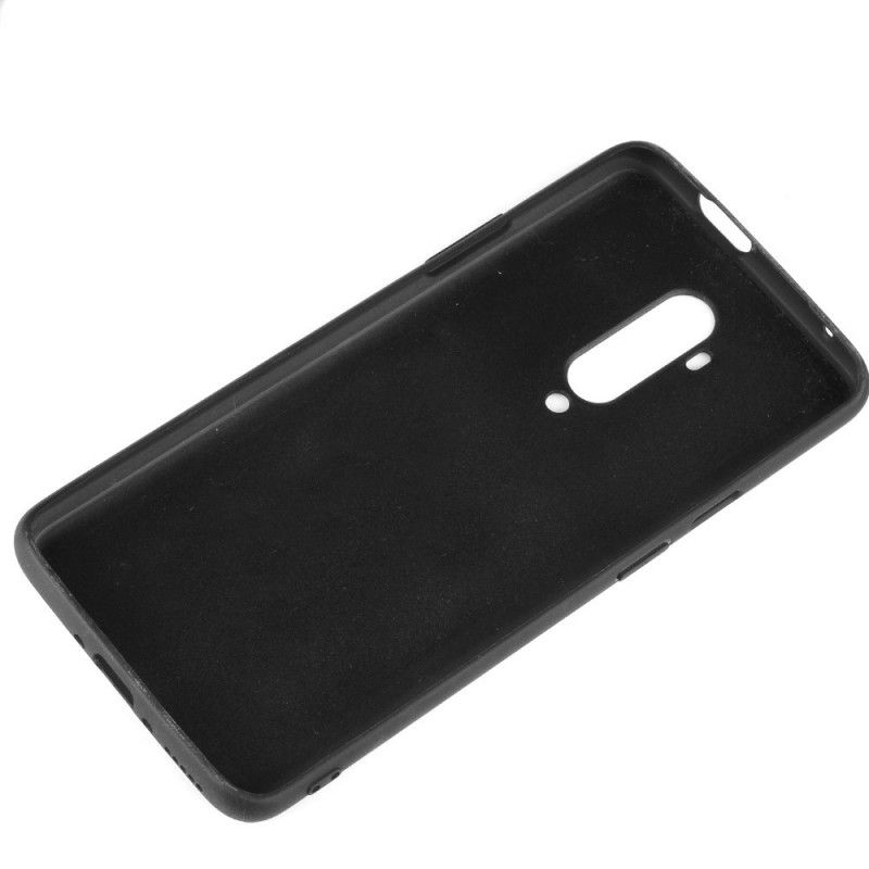 Coque Oneplus 7t Pro Effet Cuir Look Vintage