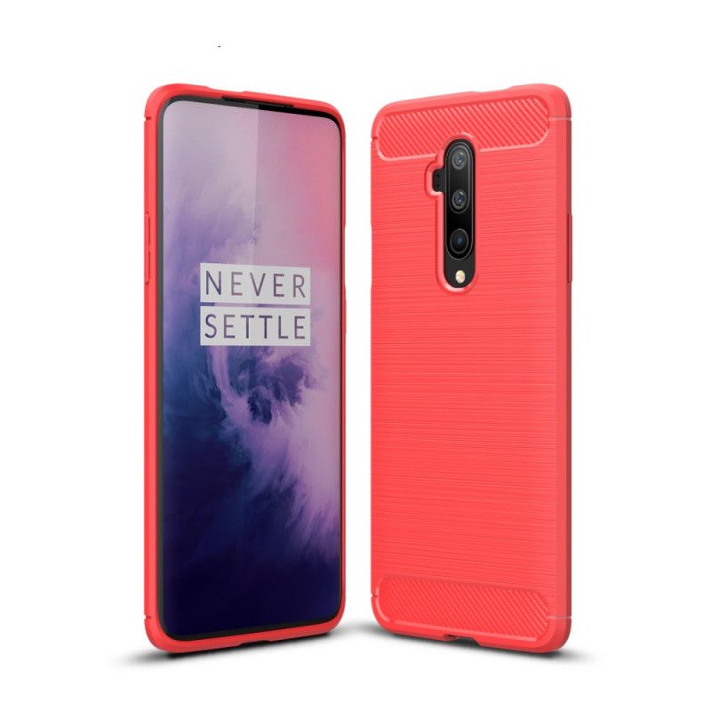 Coque Oneplus 7t Pro Fibre Carbone Brossée