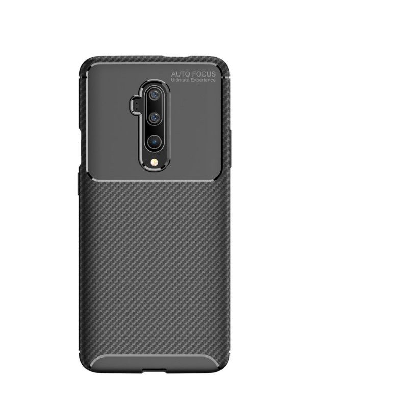 Coque Oneplus 7t Pro Flexible Texture Fibre Carbone