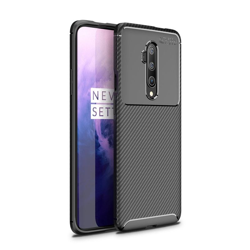 Coque Oneplus 7t Pro Flexible Texture Fibre Carbone