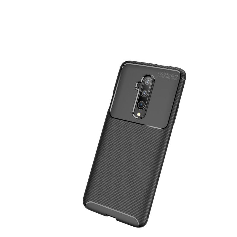 Coque Oneplus 7t Pro Flexible Texture Fibre Carbone