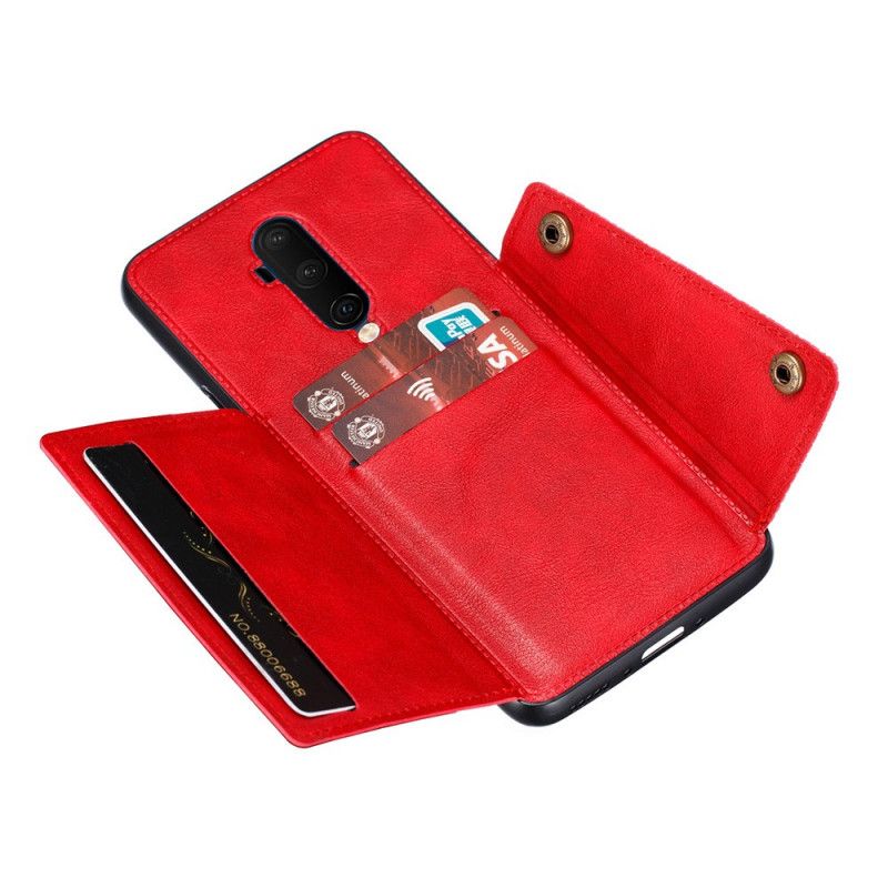 Coque Oneplus 7t Pro Portefeuille À Snap