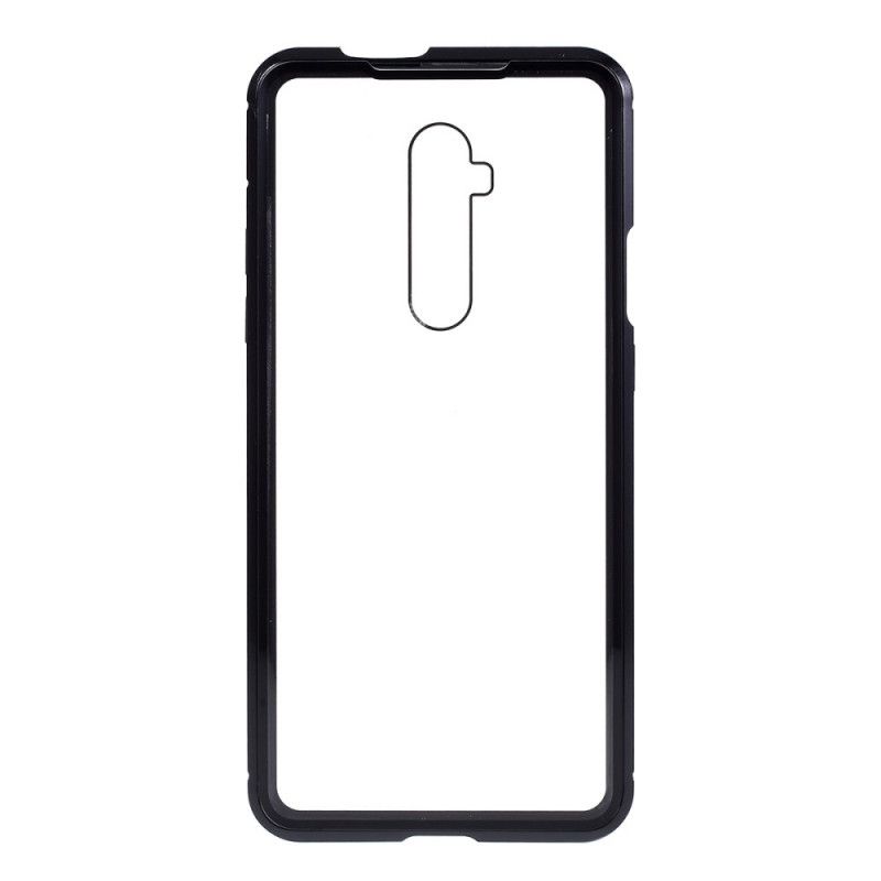 Coque Oneplus 7t Pro Rebords Métal Et Verre Trempé