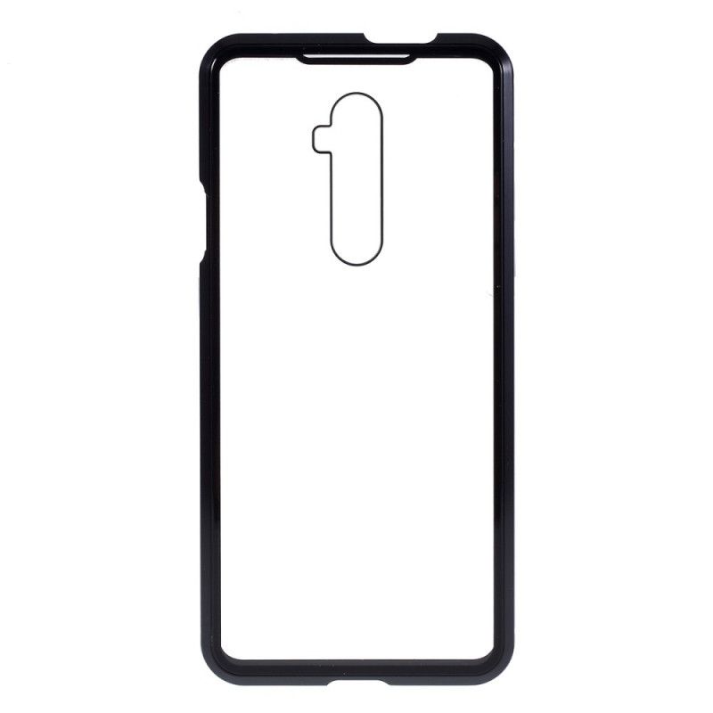 Coque Oneplus 7t Pro Rebords Métal Et Verre Trempé