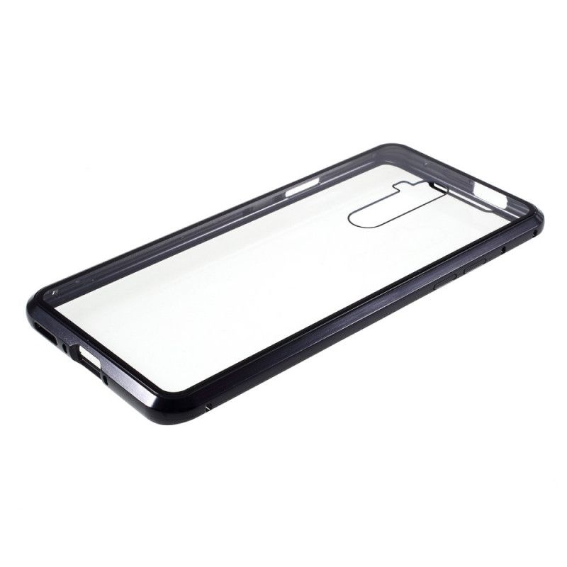 Coque Oneplus 7t Pro Rebords Métal Et Verre Trempé