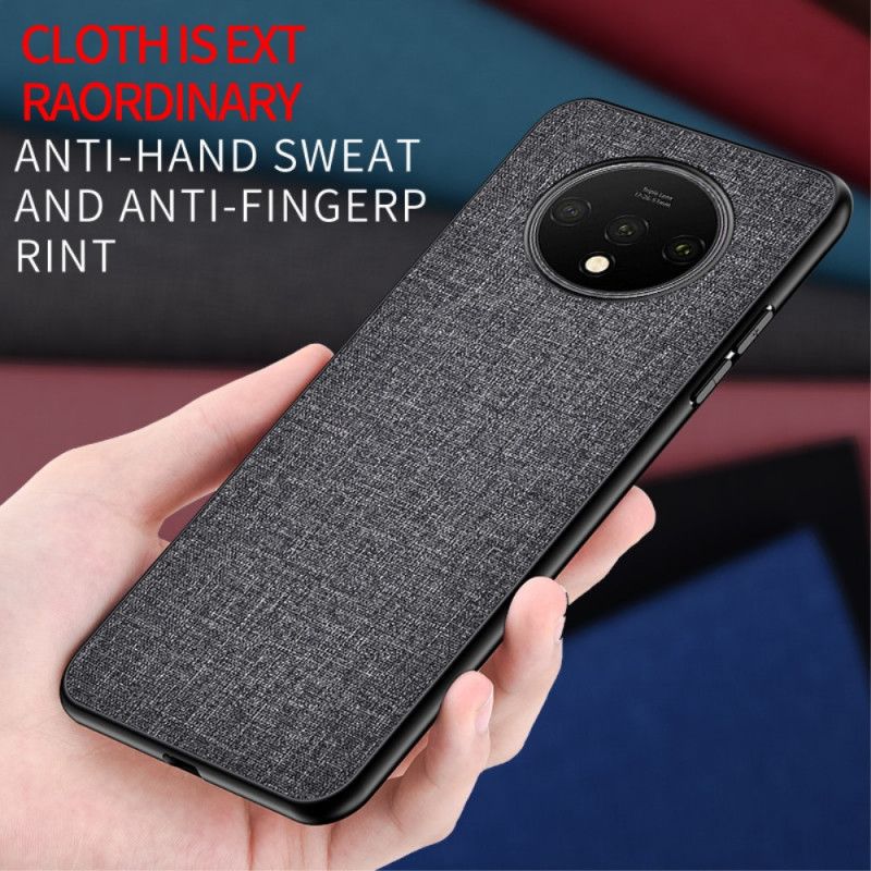 Coque Oneplus 7t Texture Tissu