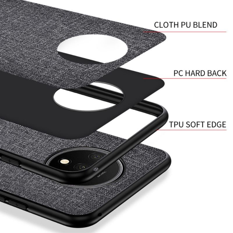 Coque Oneplus 7t Texture Tissu