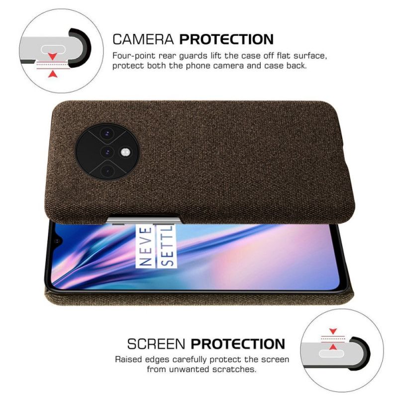 Coque Oneplus 7t Texture Tissu