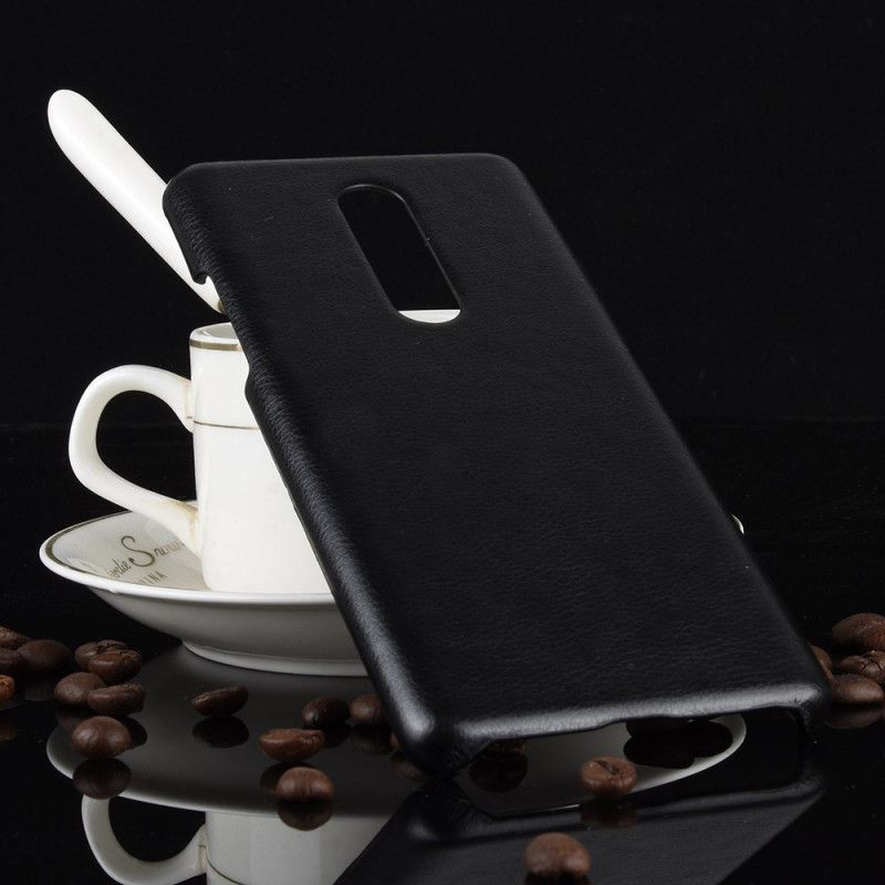 Coque Oneplus 8 Effet Cuir Litchi Performance