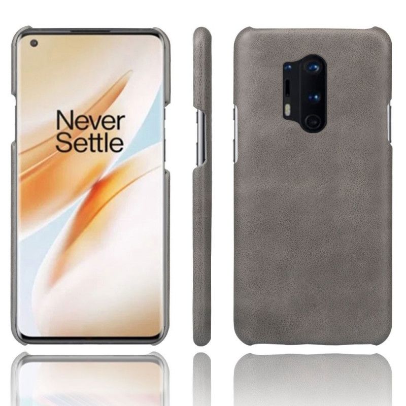 Coque Oneplus 8 Pro Effet Cuir Ksq