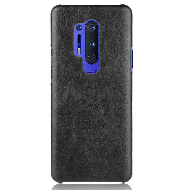 Coque Oneplus 8 Pro Effet Cuir Litchi Performance