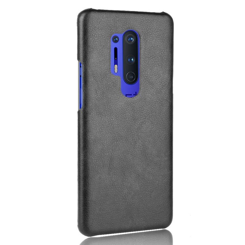 Coque Oneplus 8 Pro Effet Cuir Litchi Performance