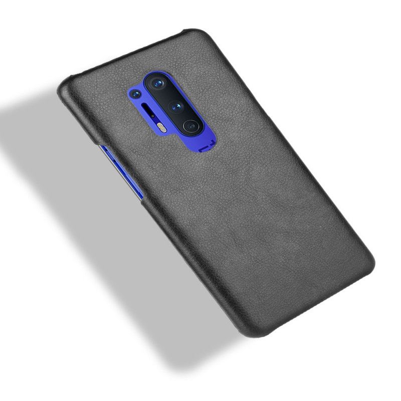 Coque Oneplus 8 Pro Effet Cuir Litchi Performance