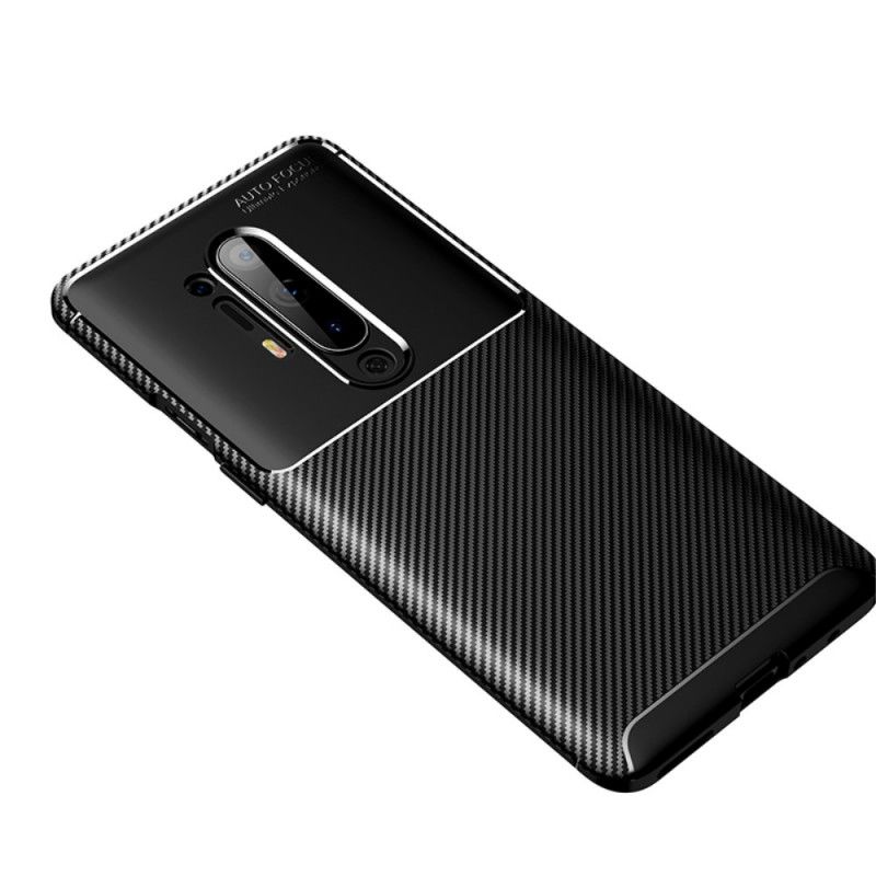 Coque Oneplus 8 Pro Flexible Texture Fibre Carbone