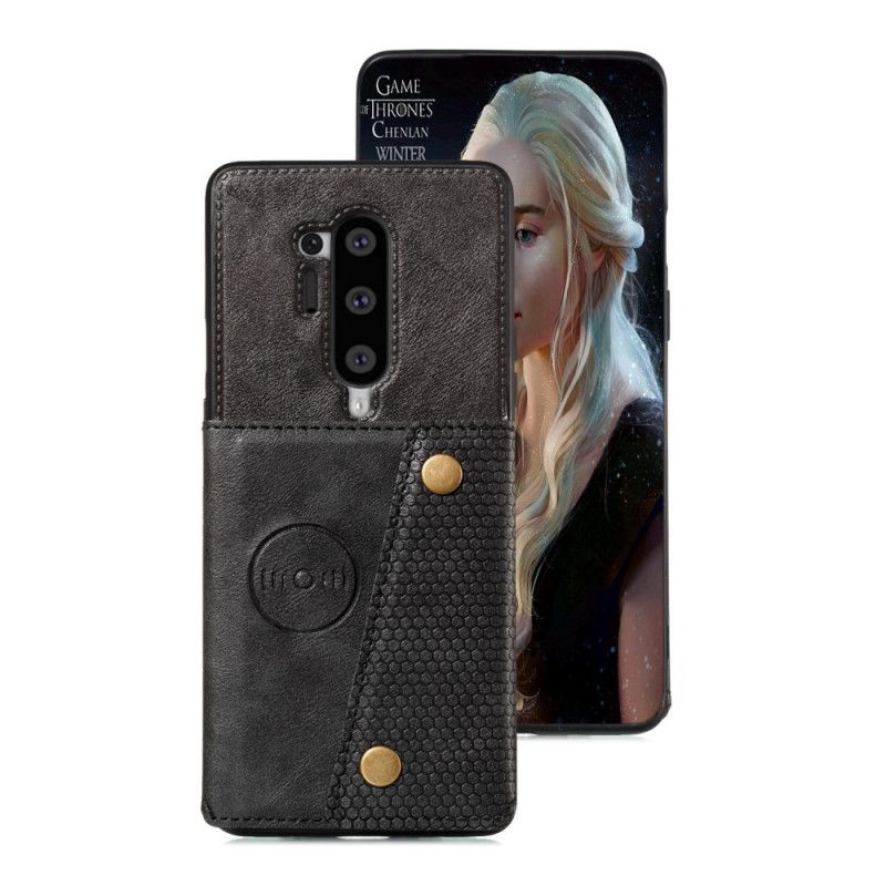 Coque Oneplus 8 Pro Portefeuille À Snap