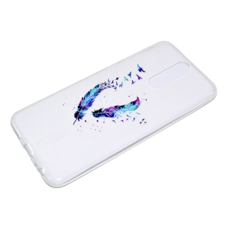 Coque Oneplus 8 Transparente Plumes