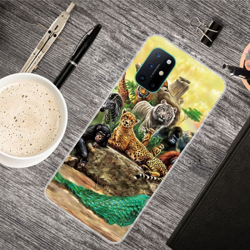 Coque Oneplus 8t Animaux Safari