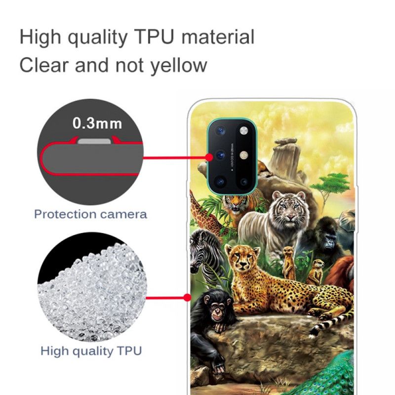 Coque Oneplus 8t Animaux Safari