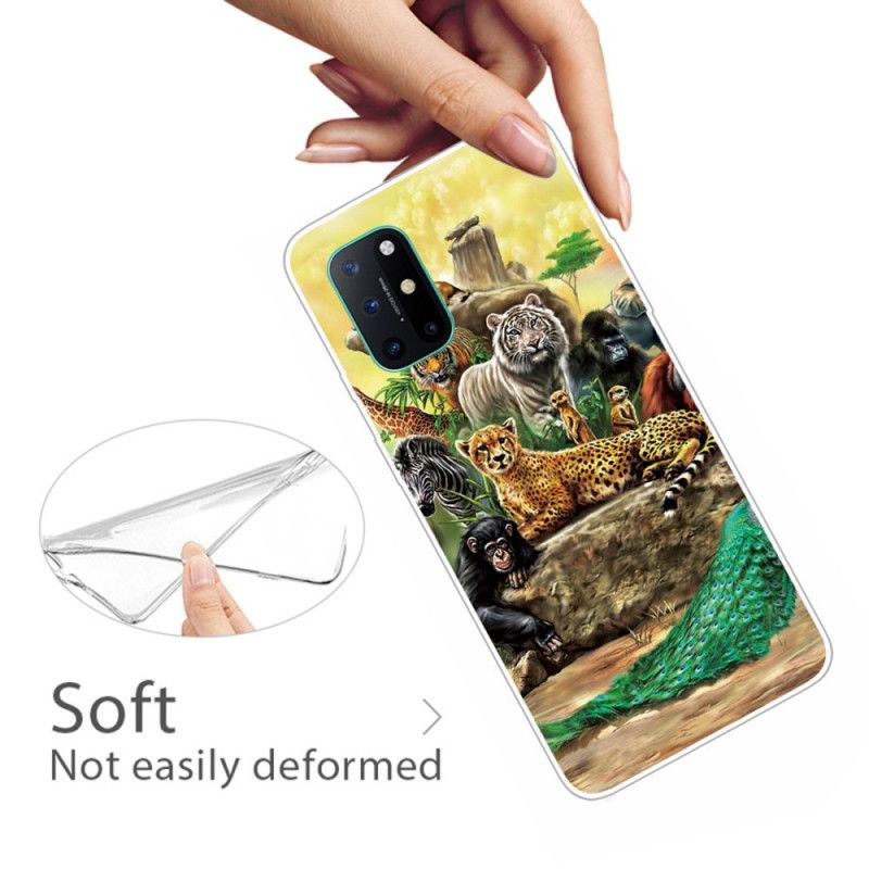 Coque Oneplus 8t Animaux Safari