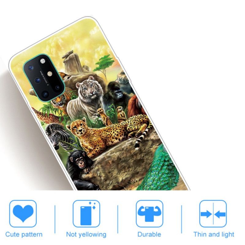 Coque Oneplus 8t Animaux Safari